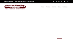 Desktop Screenshot of masterplumbing.com